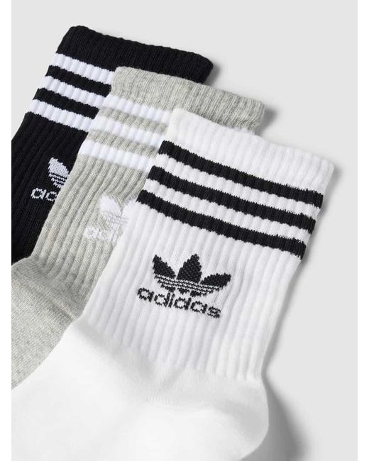 Adidas Originals Socken mit Label-Detail im 3er-Pack in White für Herren