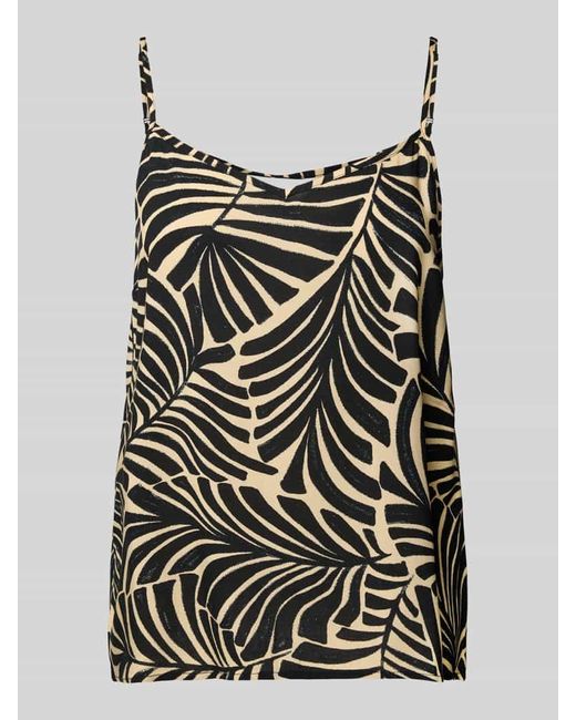 ONLY Multicolor Regular Fit Trägertop mit Allover-Muster Modell 'NOVA LIFE'