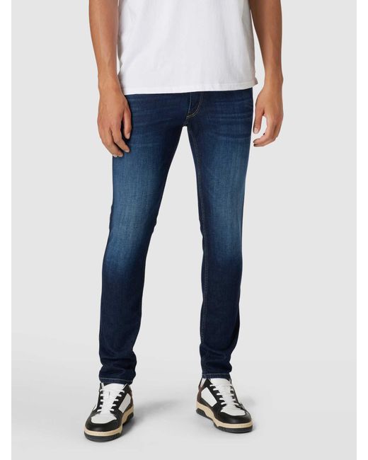 Replay Jeans im 5-Pocket-Design Modell 'ANBASS' in Blue für Herren