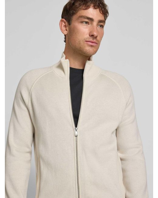 Boss Regular Fit Gebreid Jack Met Scheerwol, Model 'H-Idino' in het Natural voor heren