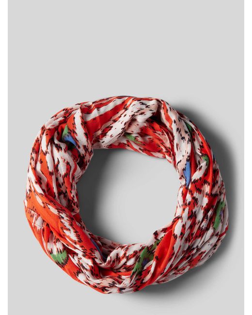 S.oliver Red Loop-Schal aus Viskose mit Allover-Muster