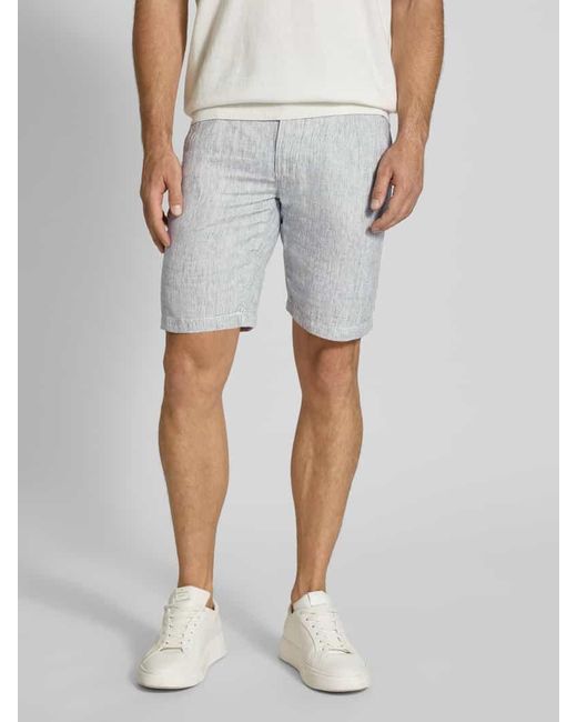 COLOURS & SONS Regular Fit Leinenshorts mit Gesäßtaschen in Gray für Herren
