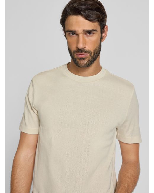 Boss Regular Fit T-Shirt aus reiner Baumwolle Modell 'C-THOMPSON 240' in Natural für Herren