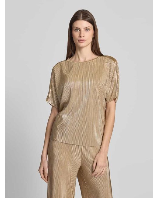 Zero Natural T-Shirt mit Rundhalsausschnitt