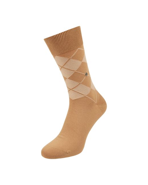 Burlington Socken mit Argyle-Muster Modell 'Bolton' in Brown für Herren