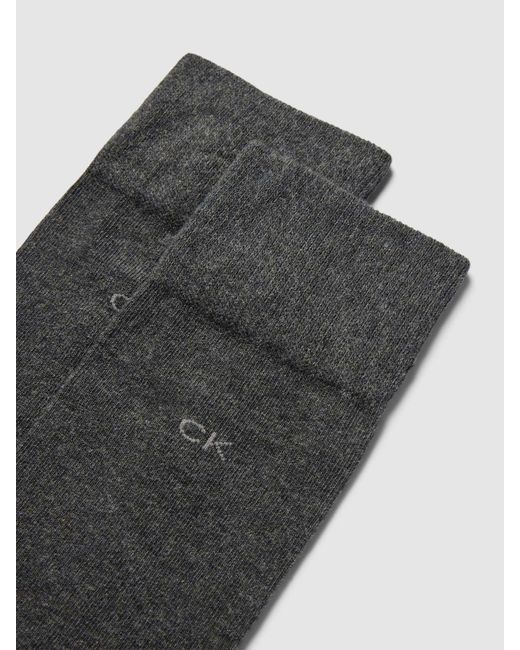 Calvin Klein Sokken Met Logostitching in het Gray voor heren