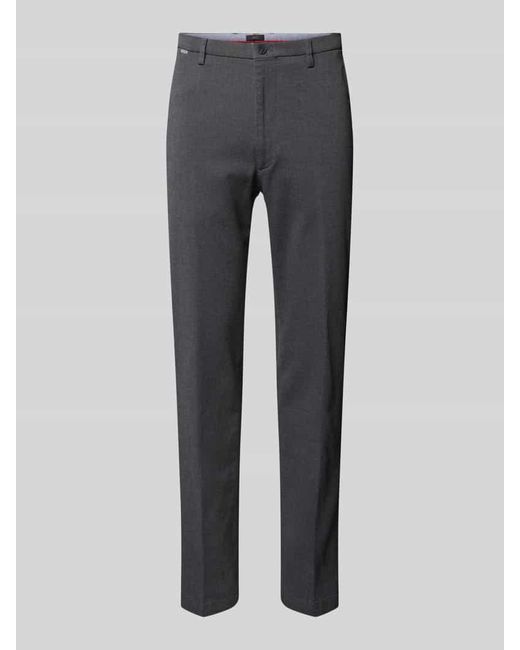 Cinque Slim Fit Chino mit Strukturmuster Modell 'brody' in Gray für Herren