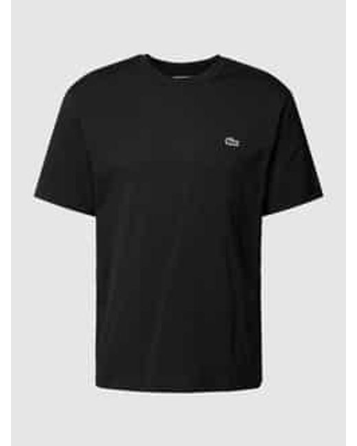Lacoste T-Shirts in het Black voor heren