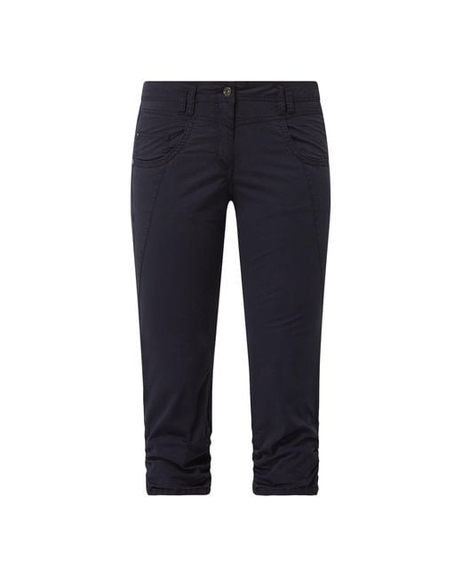 Tom Tailor Blue Relaxed Tapered Fit Hose in 3/4-Länge