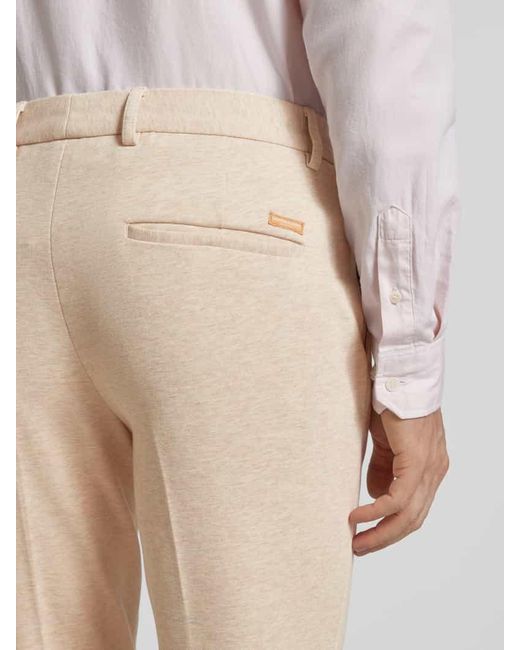 Scotch & Soda Regular Fit Hose Mit Gürtelschlaufen Modell 'Mott' in Natural für Herren