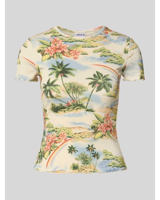 Jake*s T-shirt in het Metallic