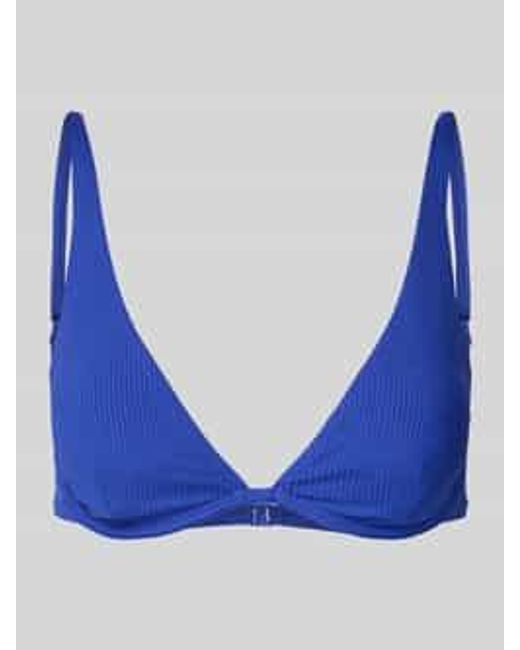 Venice Beach Bikinitop Met Structuurmotief, Model 'Lucky' in het Blue