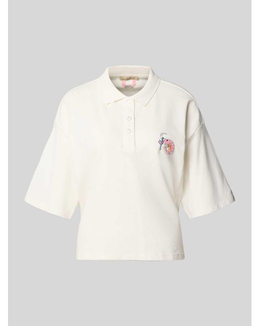 Smith & Soul Poloshirts in het Natural