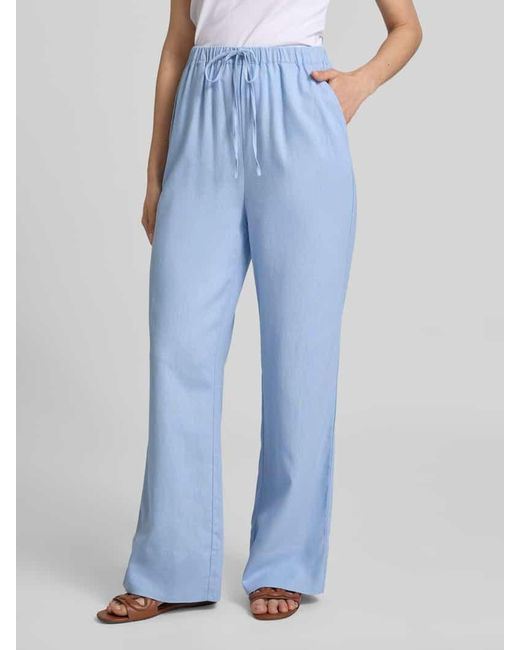 Guido Maria Kretschmer Blue Stoffhose mit elastischem Bund Modell 'MATHILDA'