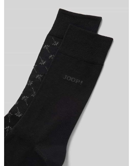 Joop! Black Socken mit elastischem Bund im 2er-Pack