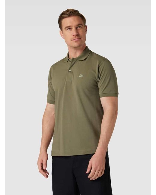 Lacoste Classic Fit Poloshirt mit Label-Detail in Green für Herren