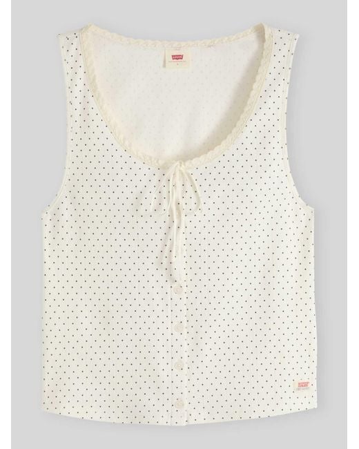 Levi's Tanktops in het Natural