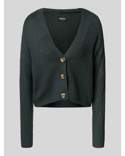 ONLY Regular Fit Gebreid Jack Met Extra Brede Schouders, Model 'Carol' in het Black