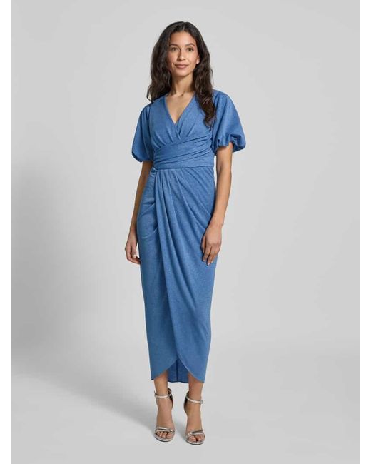 VM VERA MONT Blue Cocktailkleid in Wickel-Optik