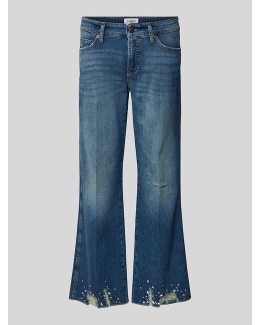 Cambio Flared Cut Jeans in Blue für Herren
