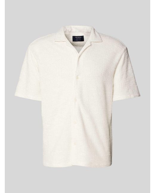Mcneal Regular Fit Vrijetijdsoverhemd Met Platte Kraag, Model 'Gustav' in het Natural voor heren