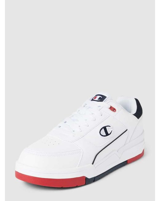 Champion Sneaker mit Logo-Stitching Modell 'REBOUND' in White für Herren