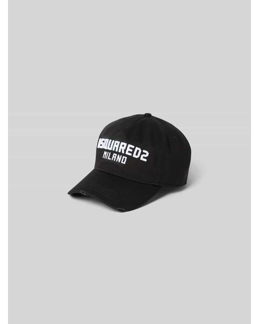 DSquared² Base Cap mit Logo-Stitching in Black für Herren