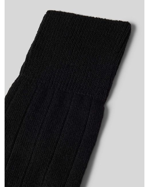 Falke Sokken Met Labeldetail, Model 'Lhasa' in het Black voor heren