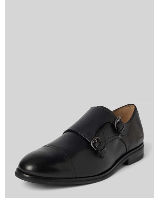Joop! Lederschuhe mit Monk Straps Modell 'pero kleitos' in Black für Herren