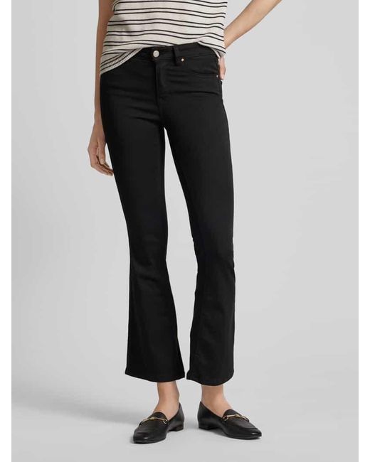 Vero Moda Black Flared Jeans im 5-Pocket-Design Modell 'FLASH'