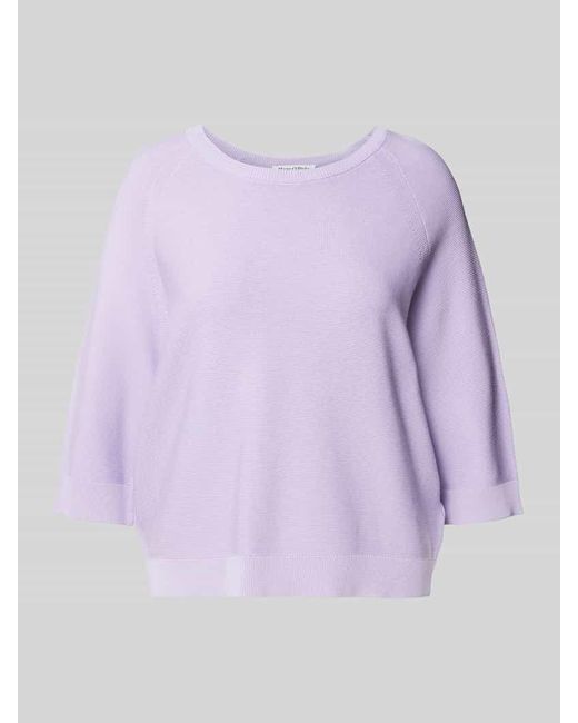 Marc O' Polo Purple Strickpullover mit 3/4-Arm