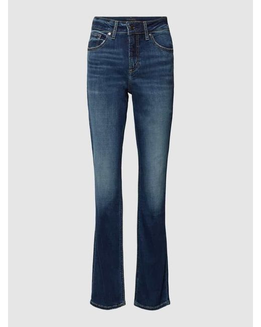 Silver Jeans Co. Straight Leg Jeans im 5-Pocket-Design Modell 'Avery' in Blue für Herren