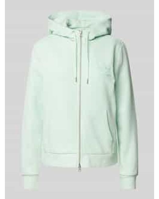 Gant Sweatjack Met Ritssluiting in het Green