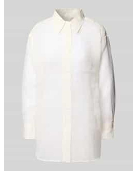 Boss Overhemdblouse Met Knoopsluiting in het White