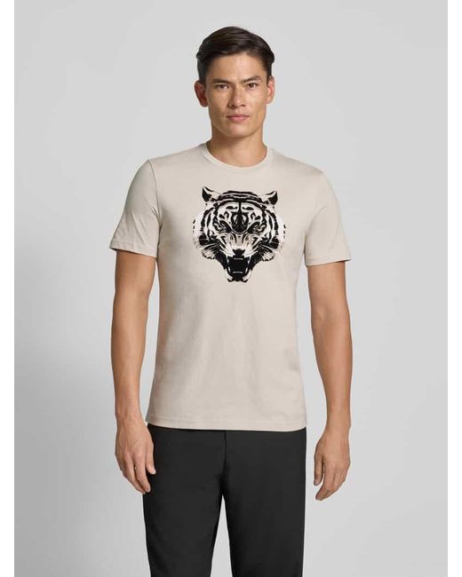Antony Morato T-Shirt mit Motiv-Print in Natural für Herren