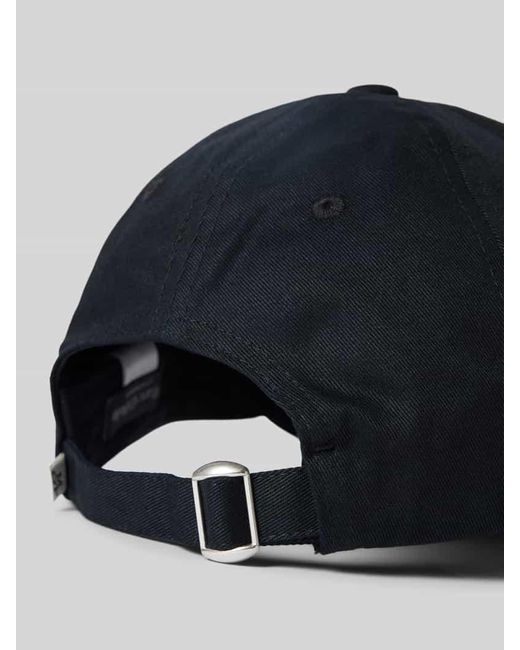 Marc O' Polo Basecap aus reiner Baumwolle mit Logo-Stitching in Blue für Herren