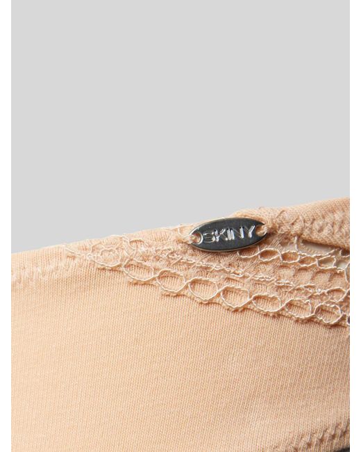 SKINY Slip Met Labeldetail in het Natural