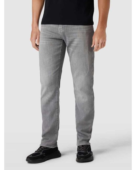 Armani Exchange Slim Fit Jeans im 5-Pocket-Design in Gray für Herren
