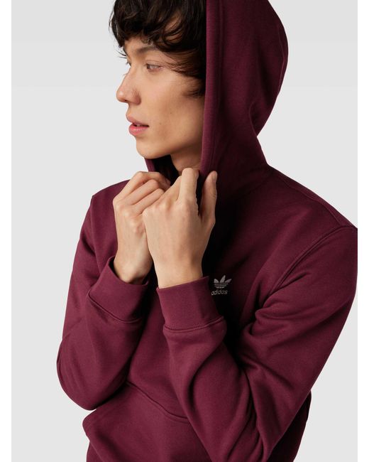 Adidas Originals Hoodie mit Känguru-Tasche in Red für Herren