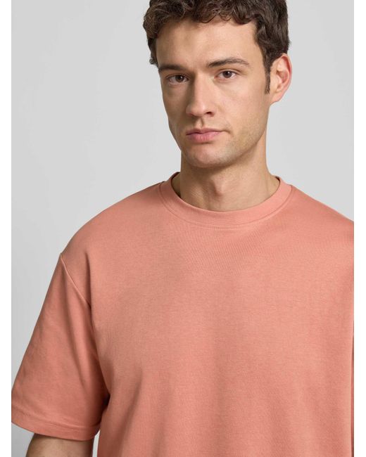 SELECTED Oversized Shirt Van Katoenmix Model 'Looseoscar' in het Pink voor heren