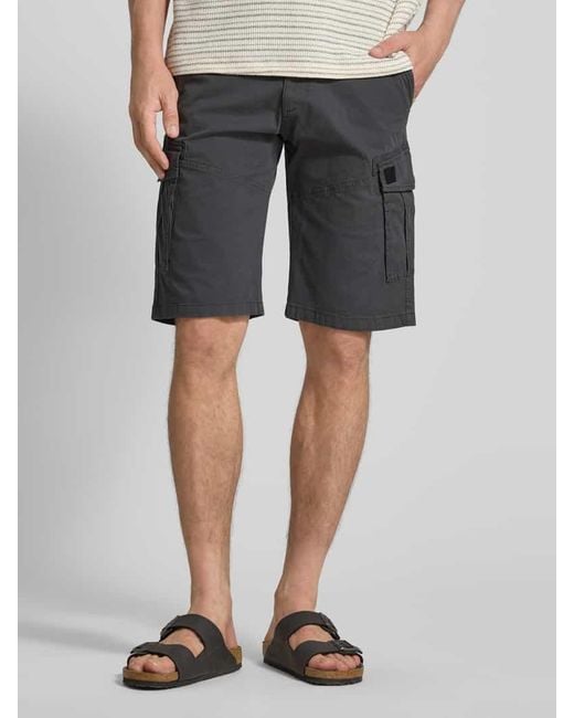 S.oliver Relaxed Fit Cargoshorts aus Baumwoll-Mix in Gray für Herren