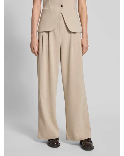 MSCH Copenhagen Natural High Waist Stoffhose Modell 'Mirabelle Michelle'
