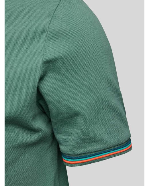 Sundek Poloshirt Met Korte Knoopsluiting in het Green voor heren