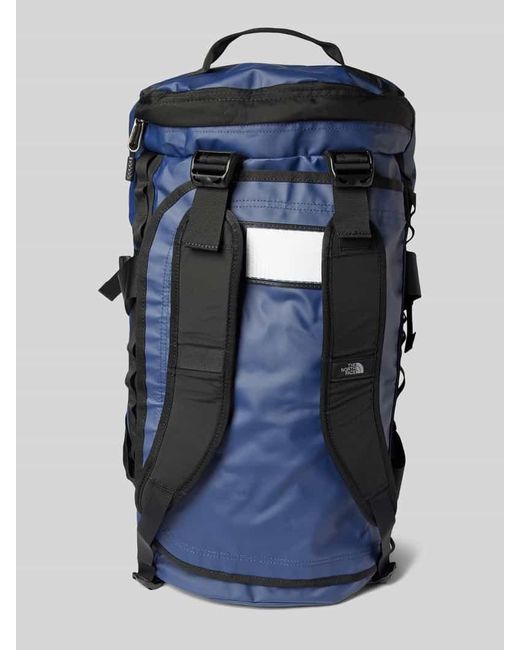 The North Face Blue Weekender mit Label-Print Modell 'BASE CAMP DUFFEL M'