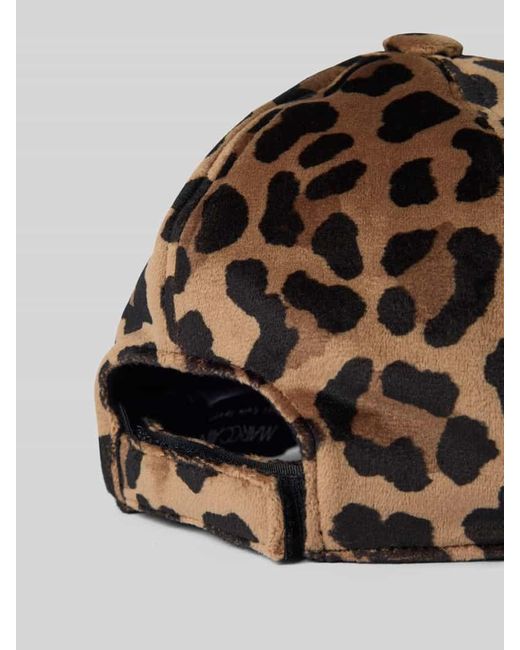 Marc Cain Brown Basecap mit Label-Detail