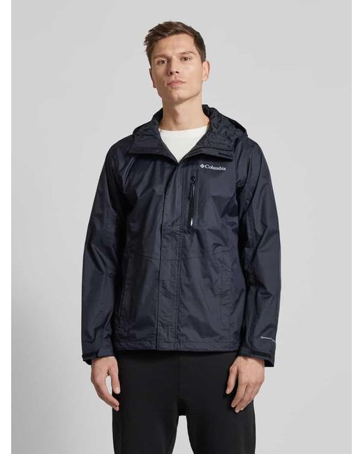 Columbia Jacke mit Label-Print Modell 'Pouring Adventure III' in Blue für Herren