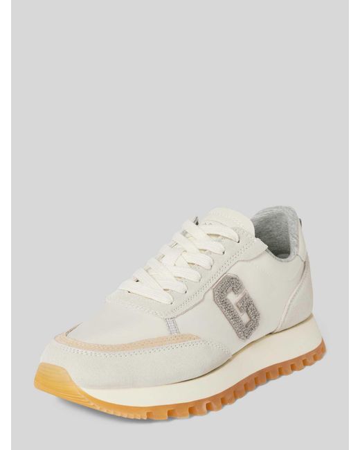 Gant Sneakers Met Stitching in het White voor heren