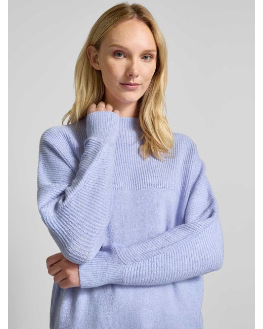 Tom Tailor Regular Fit Gebreide Pullover Met Wol in het Blue