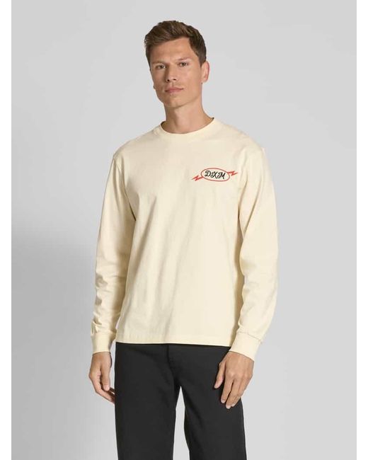 Deus Ex Machina Longsleeve mit Rundhalsausschnitt in Natural für Herren