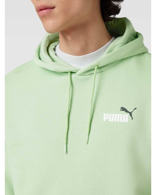 PUMA Hoodie Met Labelprint in het Green voor heren